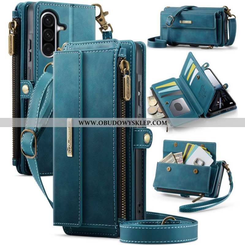 Pokrowce Samsung Galaxy A17 4g / 5g Caseme Portfel Z Efektem Zamszu