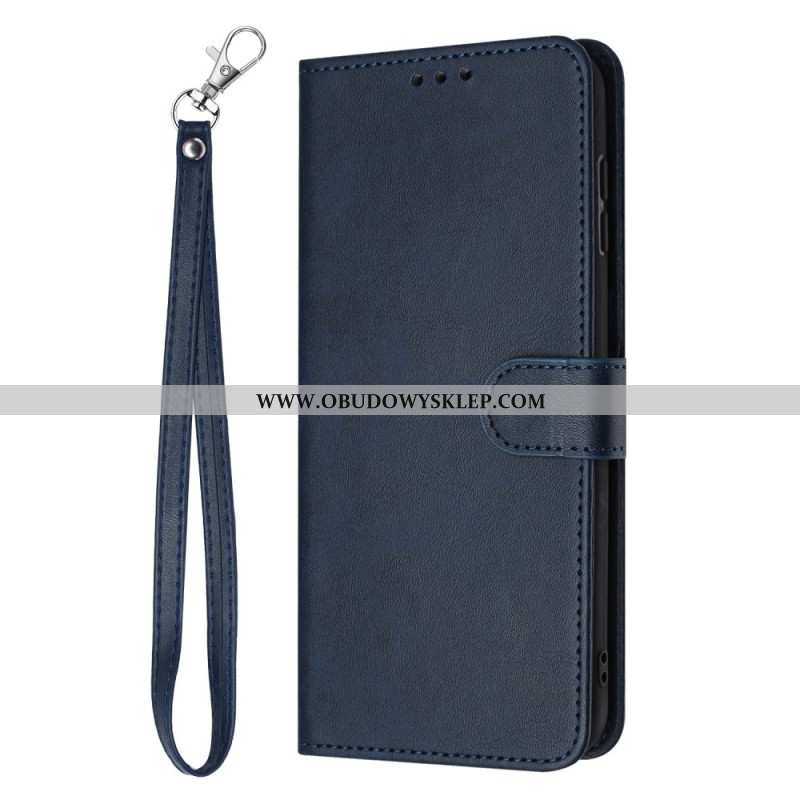 Pokrowce Vivo V40 5g Efekt Skóry Z Paskiem