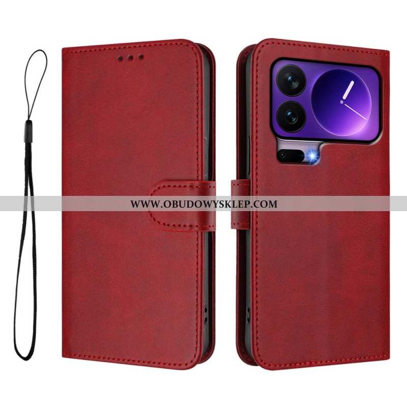 Pokrowce Xiaomi 17 Pro Efekt Skóry Z Blokadą Rfid