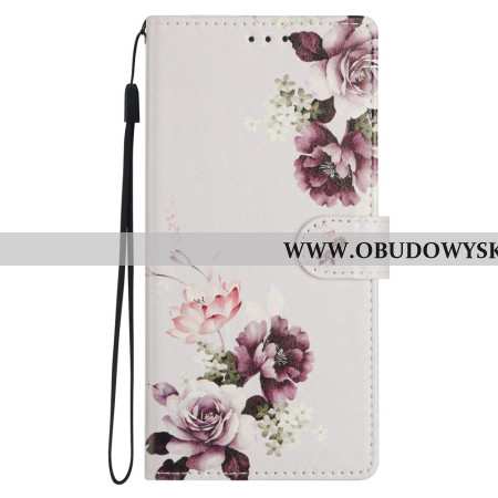 Pokrowce Xiaomi Redmi Note 14 4g Fioletowe Kwiaty