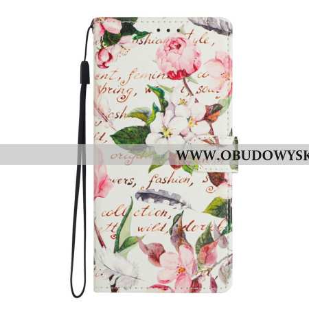 Pokrowce Xiaomi Redmi Note 14 4g Kwiatowy Wiersz