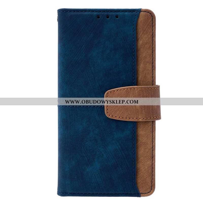 Pokrowce Xiaomi Redmi Note 14 Pro 4g Dwukolorowy Zamsz Z Blokadą Rfid