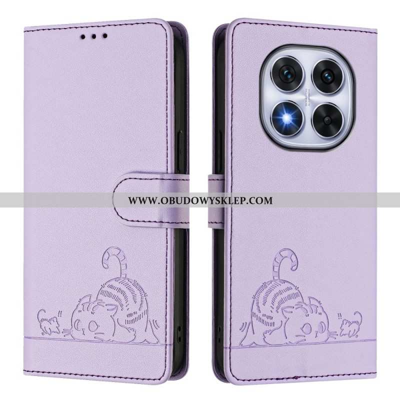 Pokrowce Xiaomi Redmi Note 14 Pro 5g Ochrona Rfid Z Motywem Kota