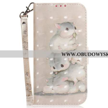 Pokrowce Xiaomi Redmi Note 15 Pro 5g Chomiki Z Paskami