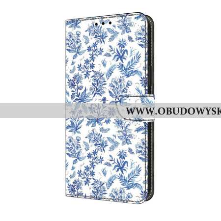 Skórzany Futerał Google Pixel 10 Pro Xl Etui Na Telefon Pole Kwiatów