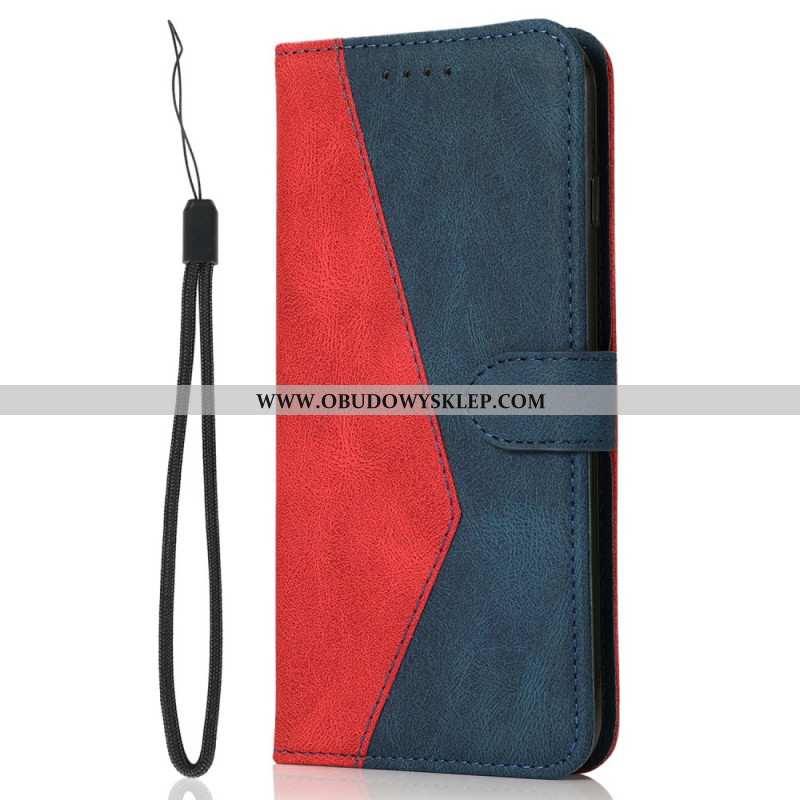 Skórzany Futerał Oneplus 15 Etui Na Telefon Dwukolorowy