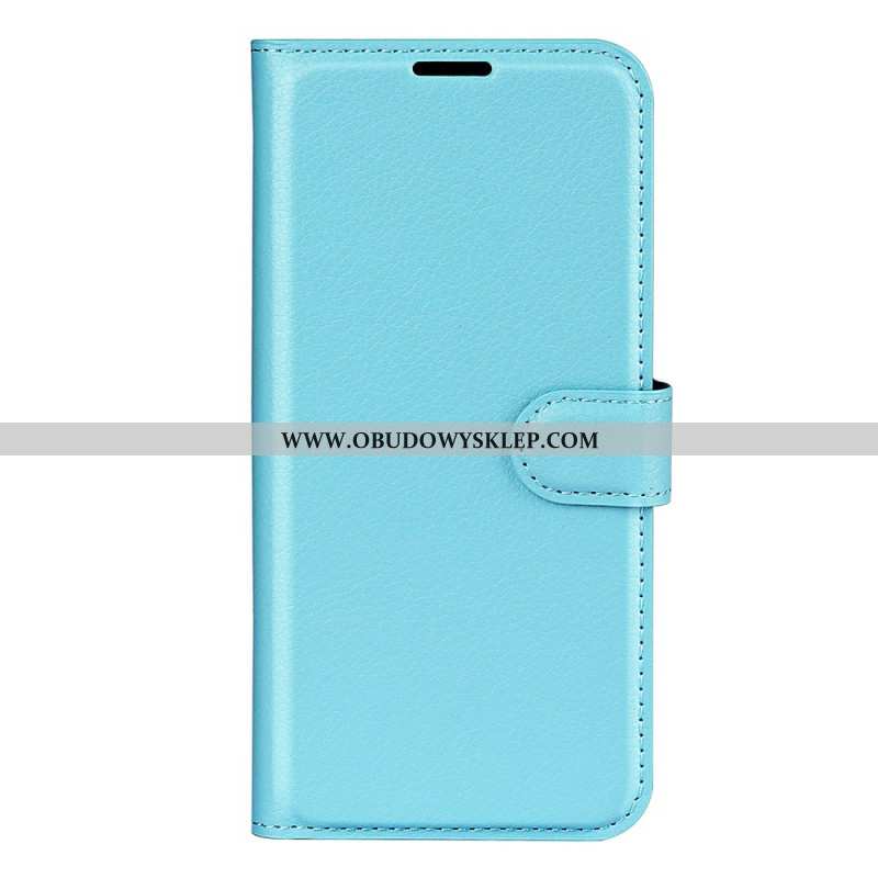 Skórzany Futerał Oneplus 15 Etui Na Telefon Liczi Ze Sztucznej Skóry