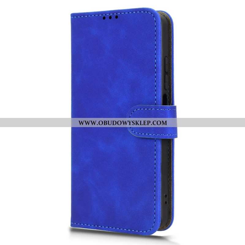 Skórzany Futerał Realme C71 Etui Na Telefon Efekt Zamszu