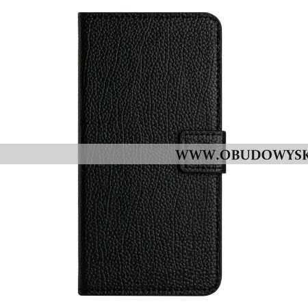 Skórzany Futerał Samsung Galaxy A17 4g / 5g Etui Na Telefon Efekt Skóry Z Fakturą Liczi