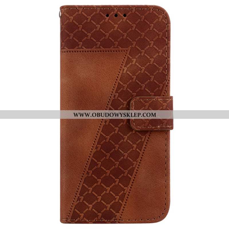 Skórzany Futerał Samsung Galaxy S25 5g Edge Etui Na Telefon Wzór 7