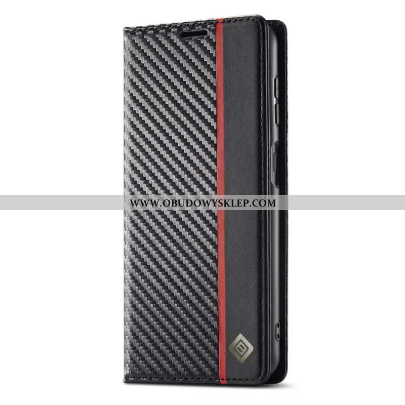 Skórzany Futerał Samsung Galaxy S25 Plus 5g Etui Na Telefon CZerwona Linia Lc.imeeke
