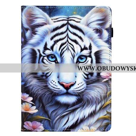 Skórzany Futerał Samsung Galaxy Tab S11 Etui Na Telefon Tygrys