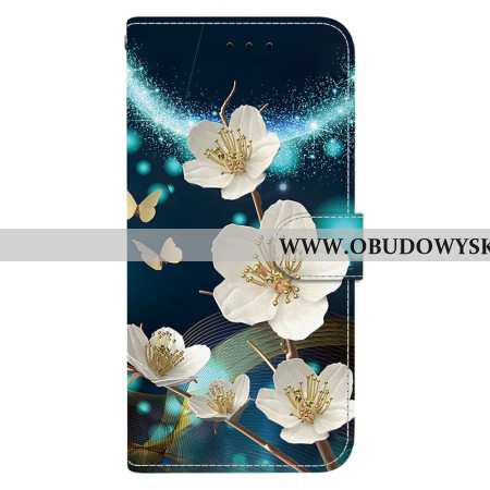 Skórzany Futerał Sony Xperia 10 Vii Etui Na Telefon Magnolie