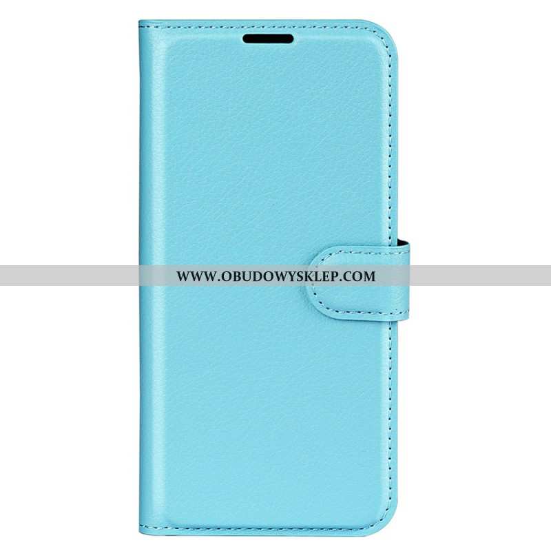 Skórzany Futerał Xiaomi 15 Etui Na Telefon Klasyczny Model Ze Sztucznej Skóry Lychee