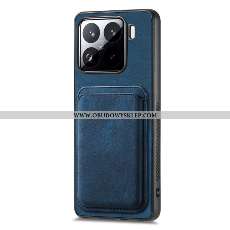 Skórzany Futerał Xiaomi 15 Etui Na Telefon Retro Z Odpinanym Uchwytem Na Karty