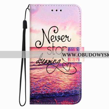 Skórzany Futerał Xiaomi 15t Pro Etui Na Telefon Nigdy Się Nie Zatrzymuj