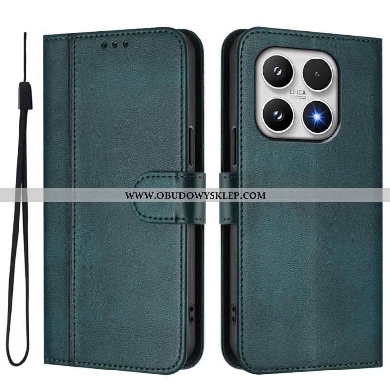 Skórzany Futerał Xiaomi 17 Etui Na Telefon Design Retro