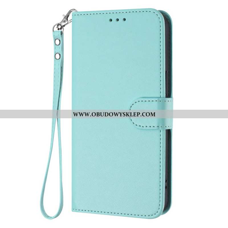 Skórzany Futerał Xiaomi 17 Pro Max Etui Na Telefon Efekt Gładkiej Skóry