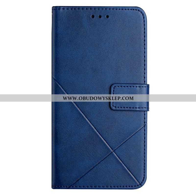 Skórzany Futerał Xiaomi Redmi Note 14 5g Etui Na Telefon Linie Idewei