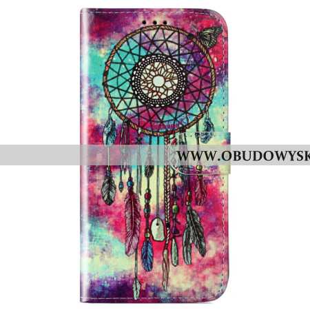 Skórzany Futerał Xiaomi Redmi Note 14 Pro 4g Etui Na Telefon Łapacz Snów