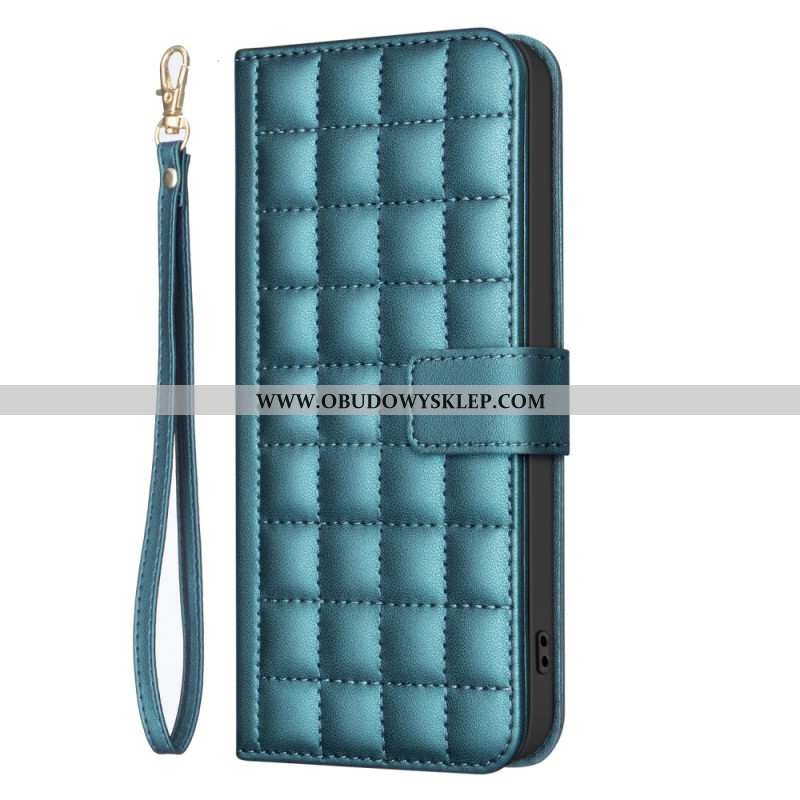 Skórzany Futerał iPhone 17 Pro Max Etui Na Telefon Pikowane Binfen Color