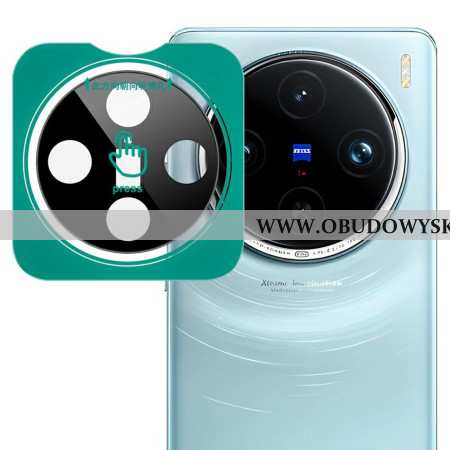 Szkło Hartowane Ochronne Na Obiektyw Do Vivo X100 Pro Samopozycjonująca Się Ramka (wersja CZarna)