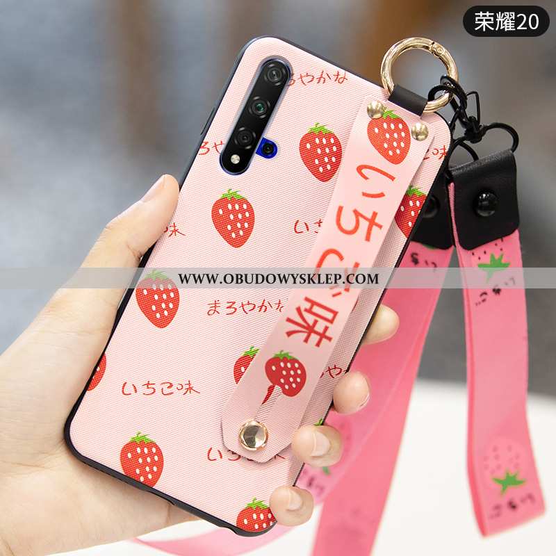 Etui Honor 20 Kreatywne Ochraniacz Anti-fall, Futerał Honor 20 Trendy Nubuku Zielone