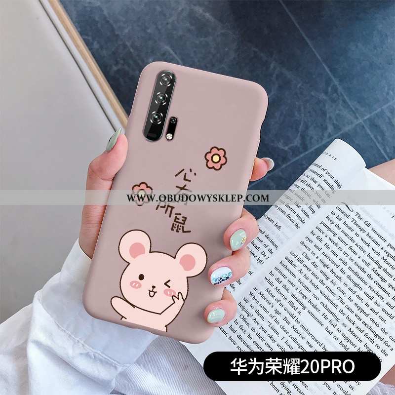 Etui Honor 20 Pro Miękki Kreatywne Etui, Futerał Honor 20 Pro Silikonowe Serce Niebieska
