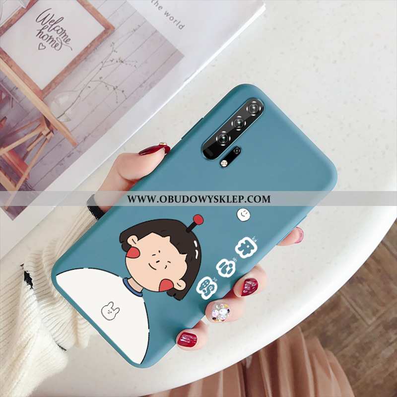 Etui Honor 20 Pro Silikonowe Kreskówka Kaczka, Futerał Honor 20 Pro Ochraniacz Zielone