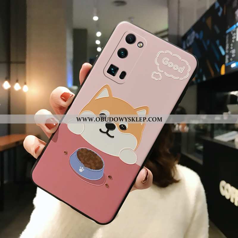 Etui Honor 30 Pro Silikonowe Anti-fall Etui, Futerał Honor 30 Pro Nubuku Kreskówka Niebieska