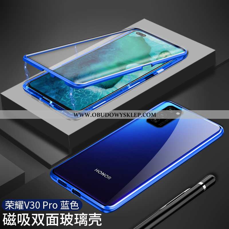 Etui Honor View30 Pro Cienkie Kreatywne, Futerał Honor View30 Pro Ochraniacz Dwustronny Czerwona
