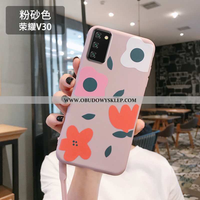 Etui Honor View30 Silikonowe Telefon Komórkowy Różowe, Futerał Honor View30 Osobowość All Inclusive 