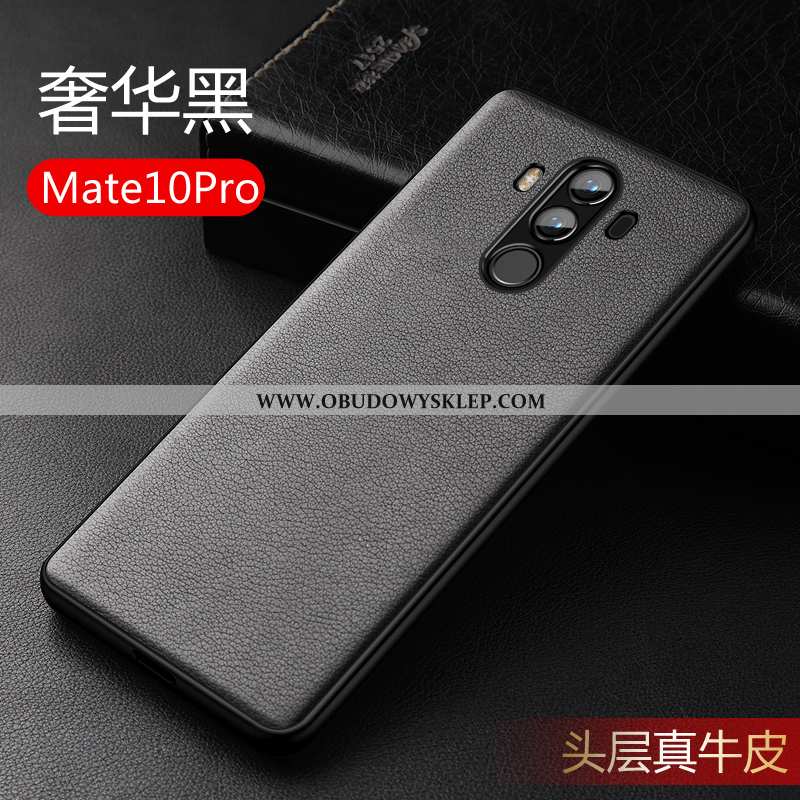 Etui Huawei Mate 10 Pro Prawdziwa Skóra Kreatywne Futerał, Futerał Huawei Mate 10 Pro Trendy Anti-fa