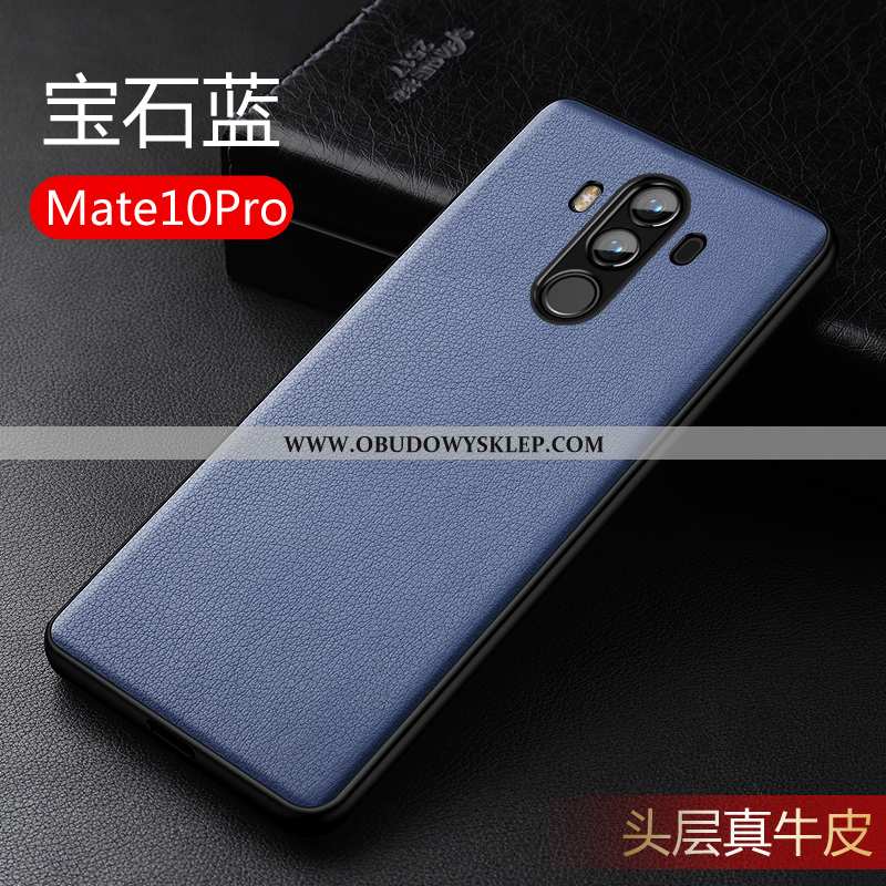 Etui Huawei Mate 10 Pro Prawdziwa Skóra Kreatywne Futerał, Futerał Huawei Mate 10 Pro Trendy Anti-fa
