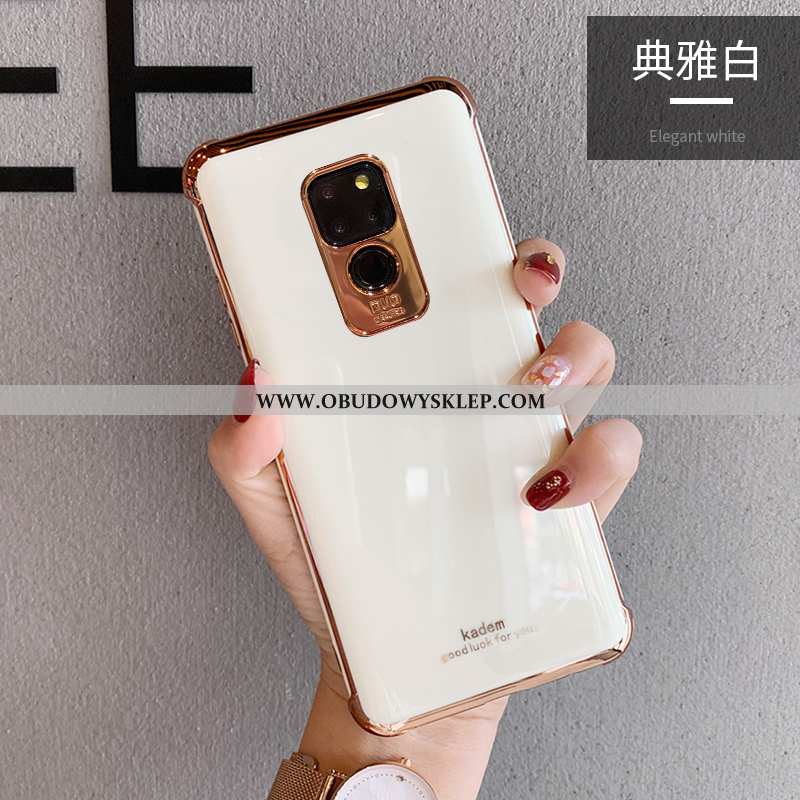 Etui Huawei Mate 20 Miękki Ochraniacz Różowe, Futerał Huawei Mate 20 Silikonowe Moda Rozowa