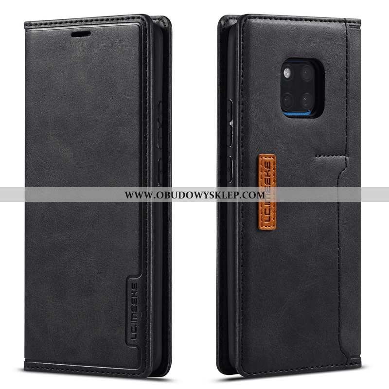 Etui Huawei Mate 20 Pro Skórzane Futerał Biznes, Huawei Mate 20 Pro Obudowa Niebieski Niebieska
