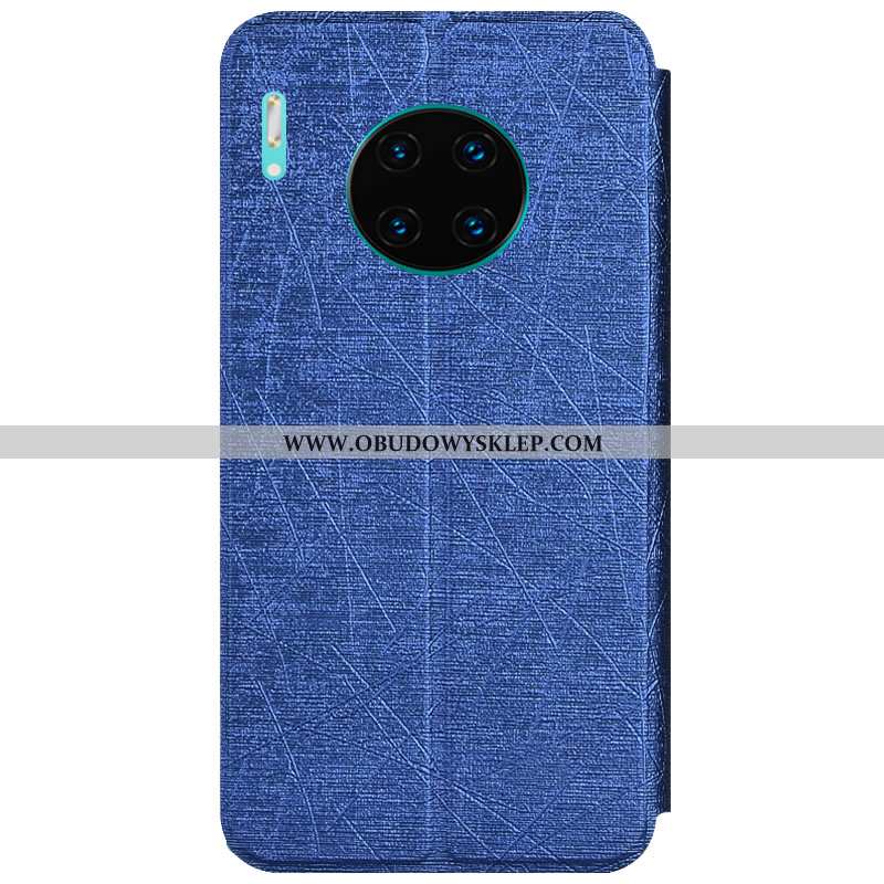 Etui Huawei Mate 30 Miękki Skórzane Telefon Komórkowy, Futerał Huawei Mate 30 Ochraniacz Czerwony Ró