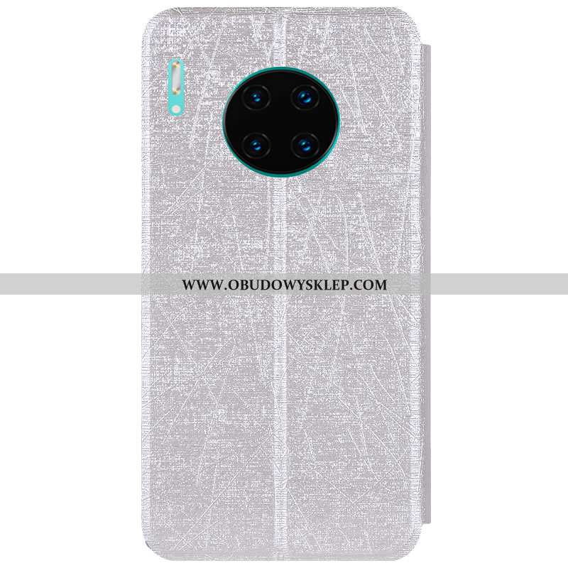 Etui Huawei Mate 30 Miękki Skórzane Telefon Komórkowy, Futerał Huawei Mate 30 Ochraniacz Czerwony Ró