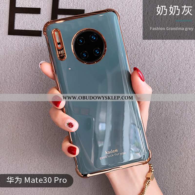 Etui Huawei Mate 30 Pro Kreatywne Zielony Anti-fall, Futerał Huawei Mate 30 Pro Trendy Jasny Zielone
