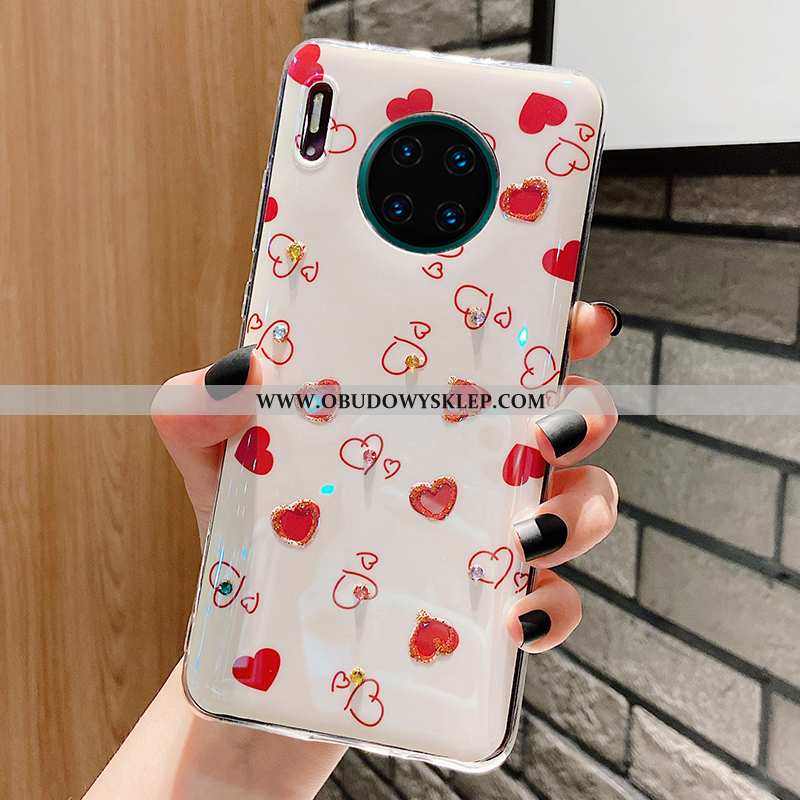 Etui Huawei Mate 30 Pro Trendy Futerał Silikonowe, Huawei Mate 30 Pro Miękki Anti-fall Biała