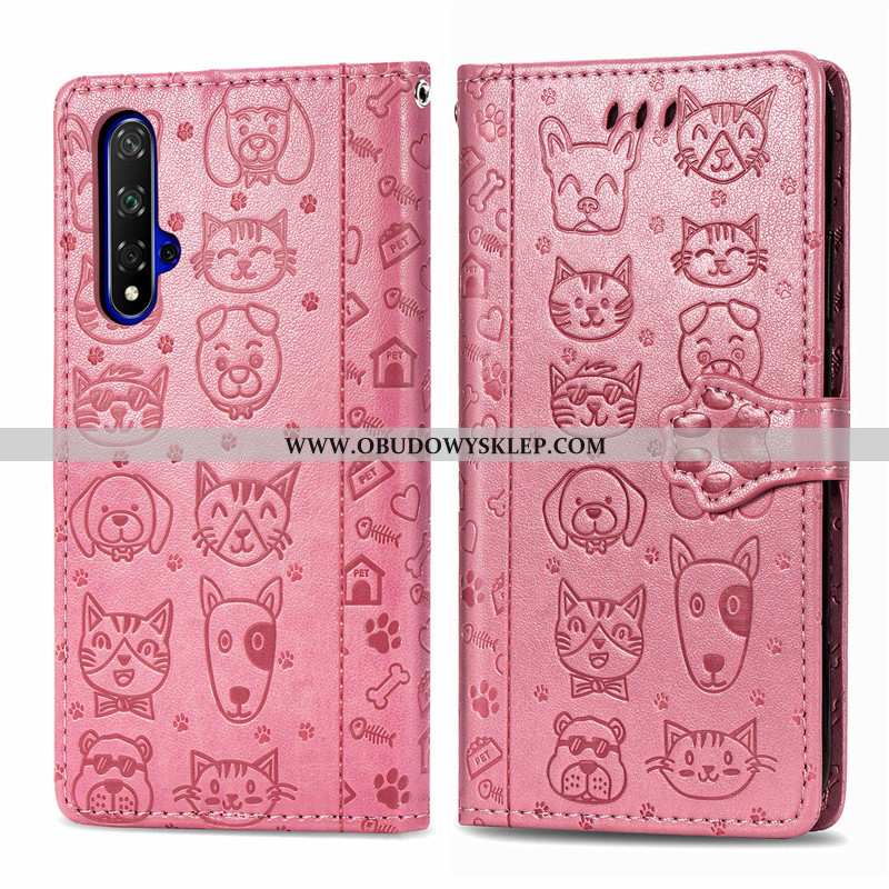 Etui Huawei Nova 5t Kreskówka Futerał Relief, Huawei Nova 5t Piękny Wiszące Ozdoby Fioletowy