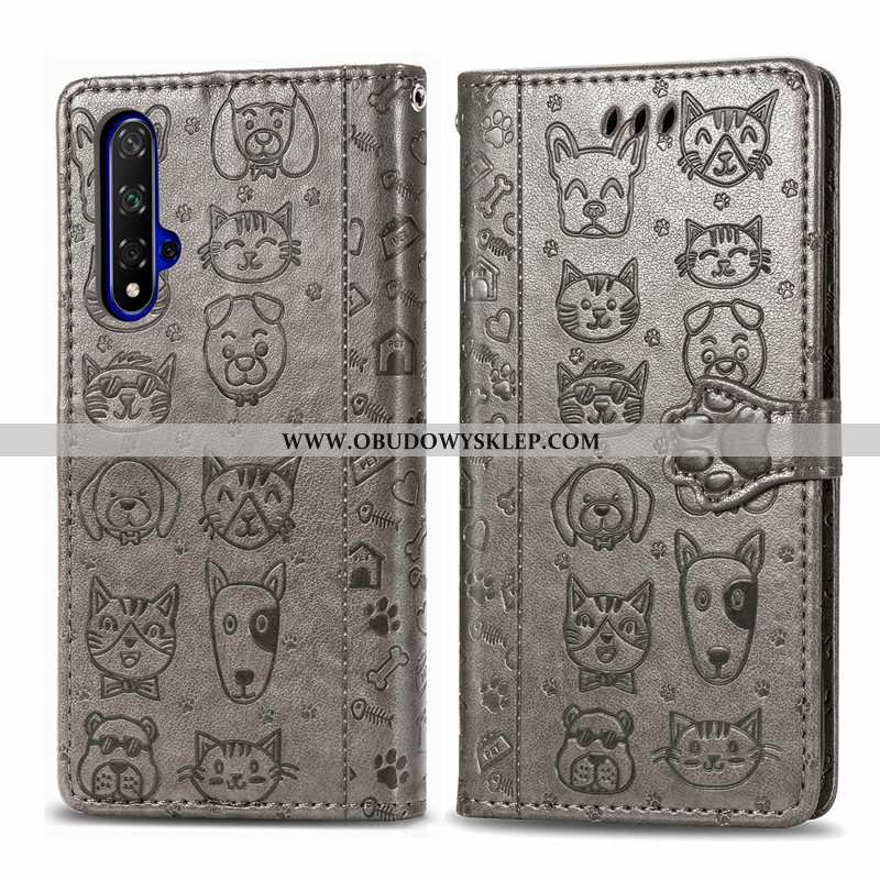 Etui Huawei Nova 5t Kreskówka Futerał Relief, Huawei Nova 5t Piękny Wiszące Ozdoby Fioletowy
