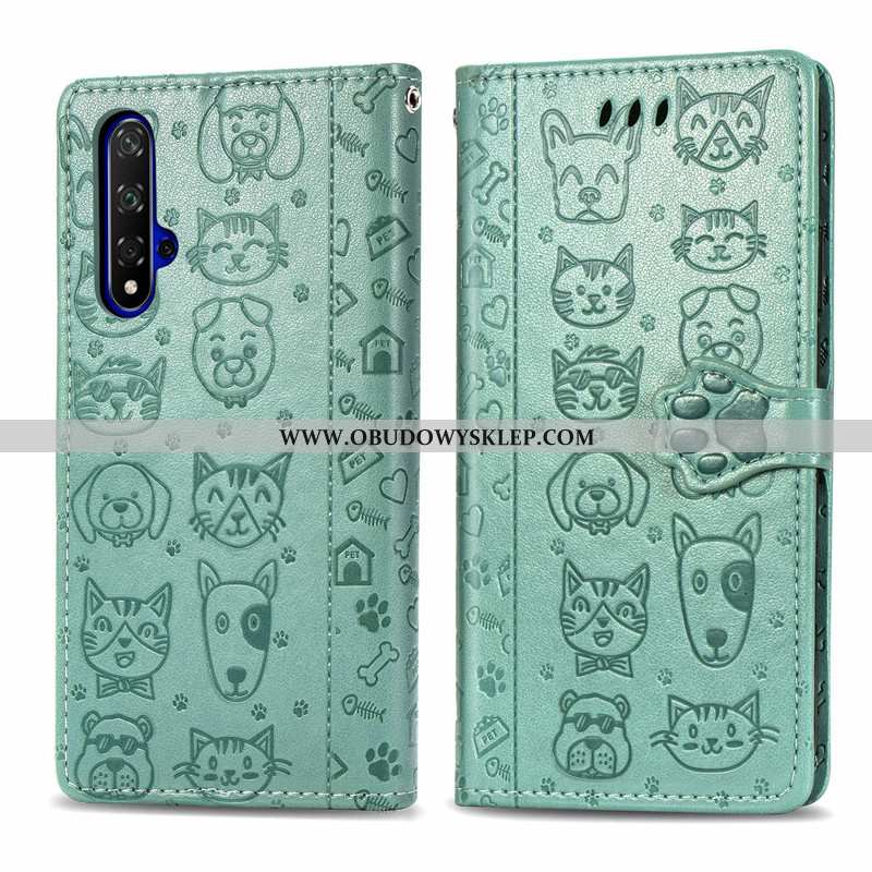 Etui Huawei Nova 5t Kreskówka Futerał Relief, Huawei Nova 5t Piękny Wiszące Ozdoby Fioletowy