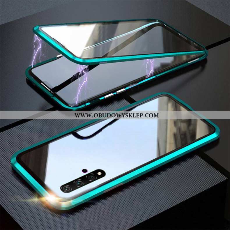 Etui Huawei Nova 5t Ochraniacz Magnetyzm, Futerał Huawei Nova 5t Szkło Telefon Komórkowy Czerwona