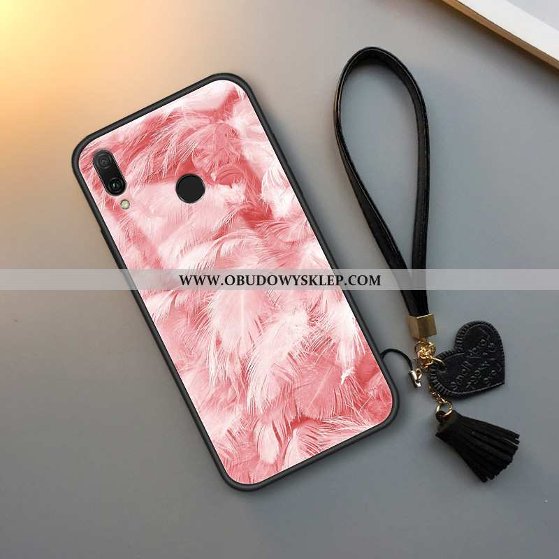 Etui Huawei P Smart 2020 Miękki Szkło Telefon Komórkowy, Futerał Huawei P Smart 2020 Silikonowe Różo