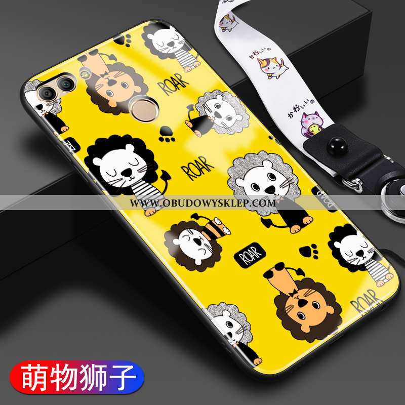 Etui Huawei P Smart Silikonowe Trendy Żółty, Futerał Huawei P Smart Ochraniacz All Inclusive Żółta