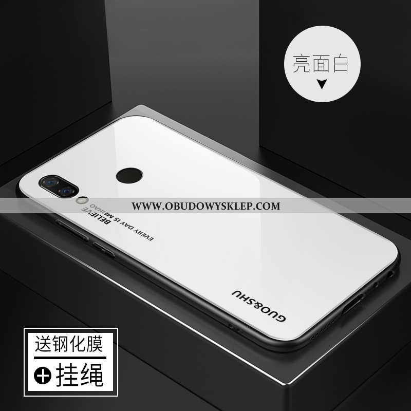 Etui Huawei P Smart+ Trendy Proste, Futerał Huawei P Smart+ Silikonowe Lustro Czerwona