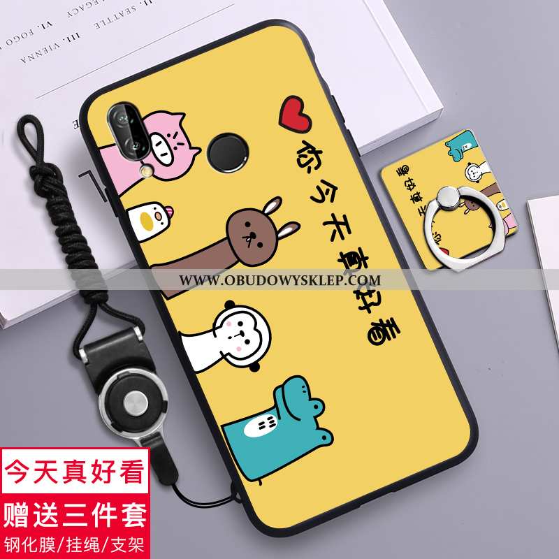 Etui Huawei P20 Lite Nubuku Telefon Komórkowy Futerał, Futerał Huawei P20 Lite Kreatywne Piękny Ziel