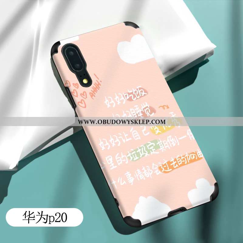 Etui Huawei P20 Silikonowe Futerał Trendy, Huawei P20 Piękny Anti-fall Zielone
