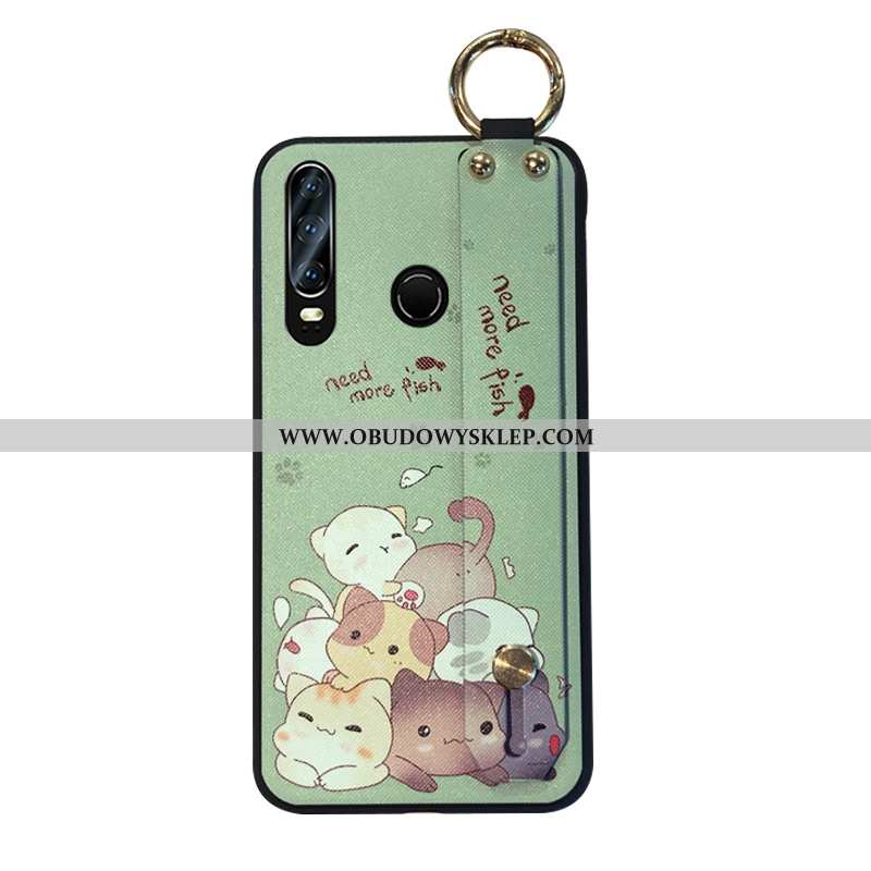 Etui Huawei P30 Lite Miękki Telefon Komórkowy Młodzież, Futerał Huawei P30 Lite Wiszące Ozdoby Czerw